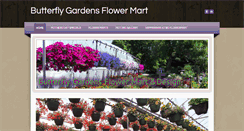 Desktop Screenshot of butterflygardensflowermart.com
